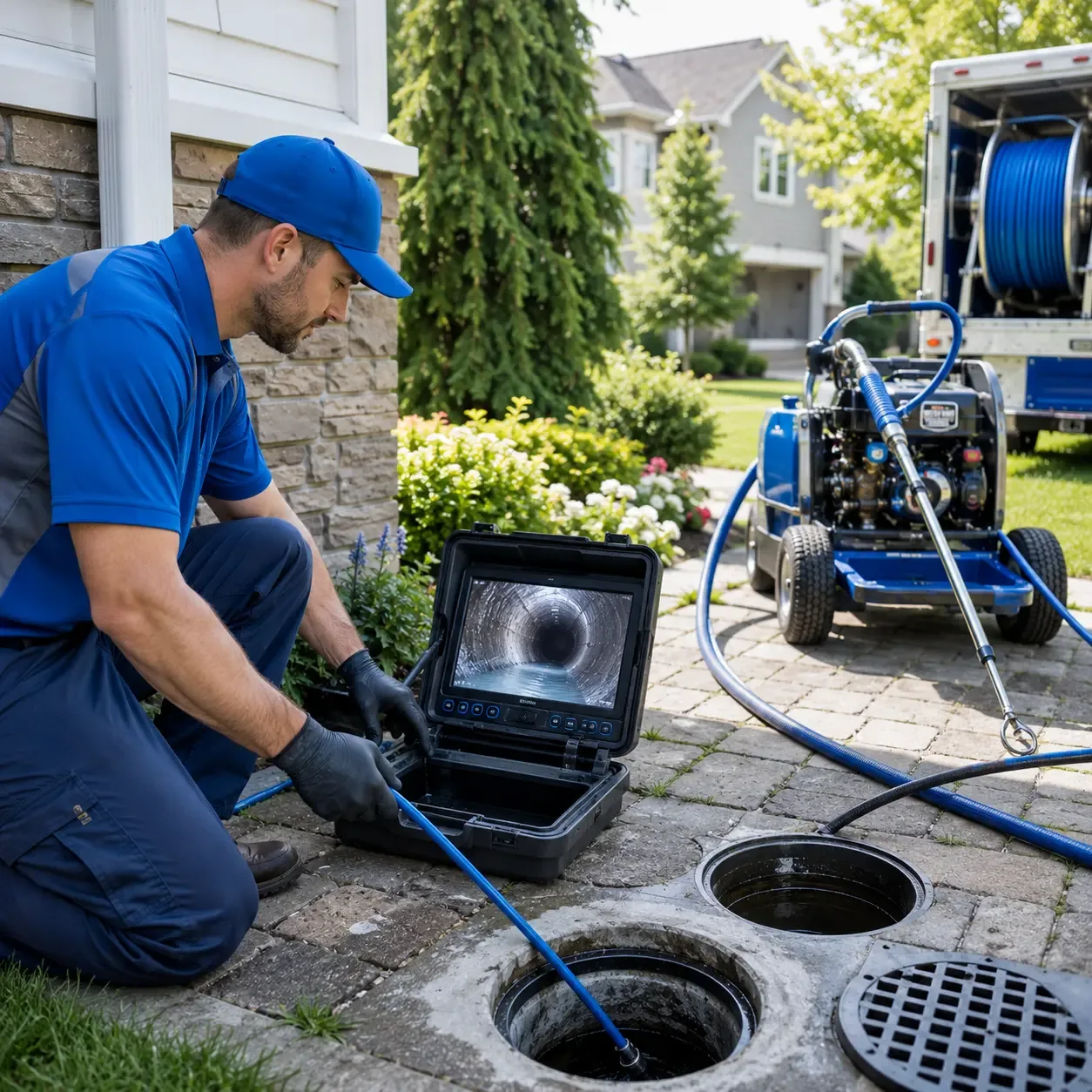 Outdoor drain cleaning professionals serving Overland Park, KS